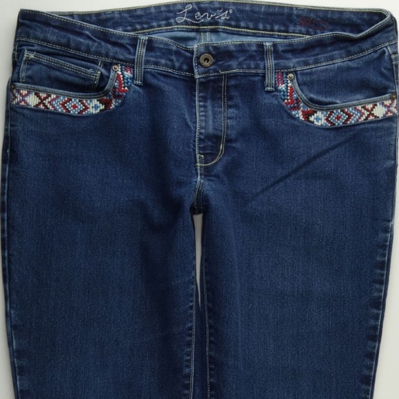 Levi's Customized Cropped 34 Women's Jeans C233P - Picture 4 of 8